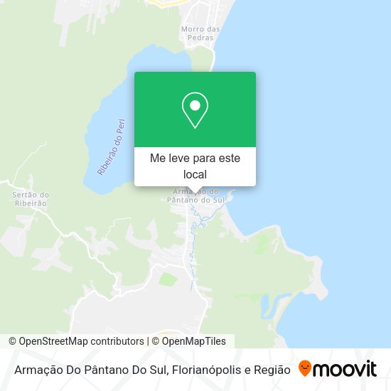 Armação Do Pântano Do Sul mapa