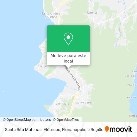 Santa Rita Materiais Elétricos mapa