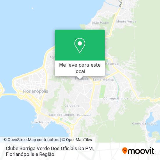 Clube Barriga Verde Dos Oficiais Da PM mapa