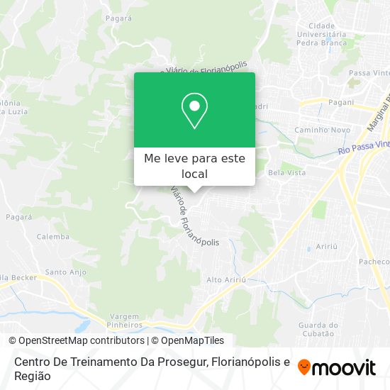 Centro De Treinamento Da Prosegur mapa