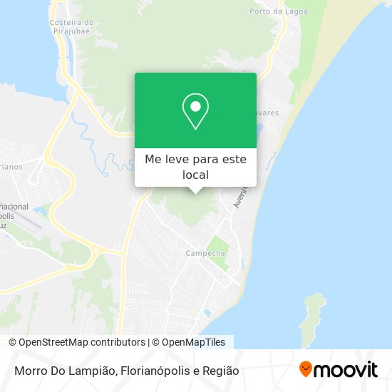 Morro Do Lampião mapa