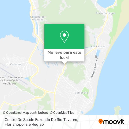 Centro De Saúde Fazenda Do Rio Tavares mapa