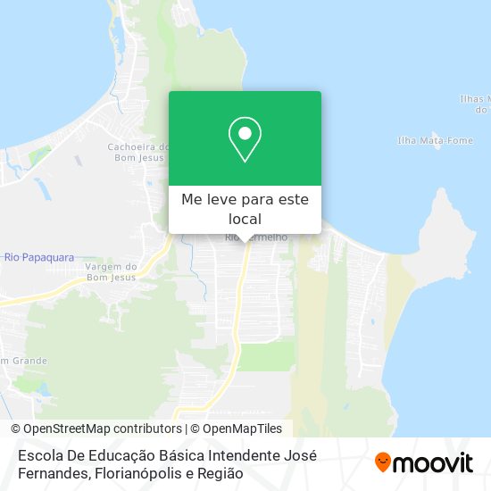Escola De Educação Básica Intendente José Fernandes mapa