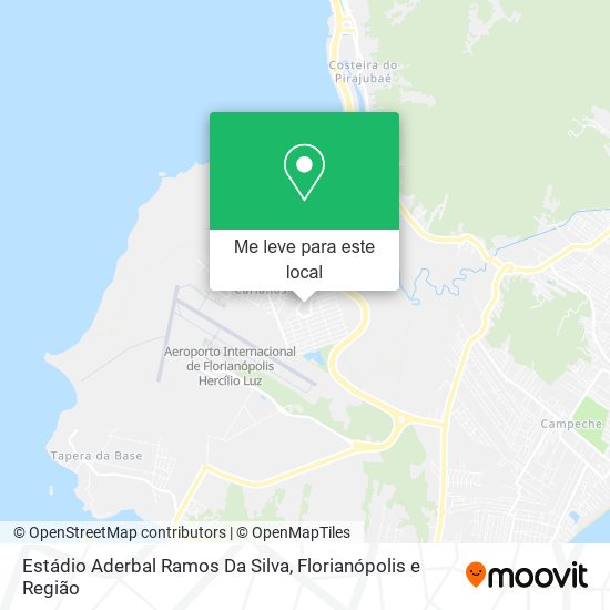 Estádio Aderbal Ramos Da Silva mapa