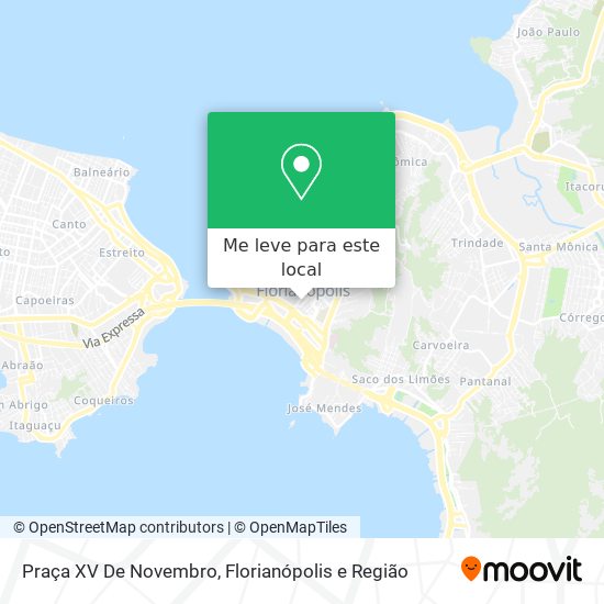 Praça XV De Novembro mapa