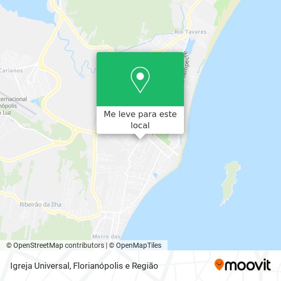 Igreja Universal mapa