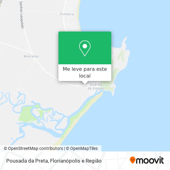 Pousada da Preta mapa