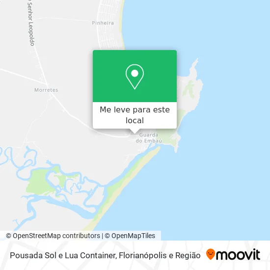 Pousada Sol e Lua Container mapa