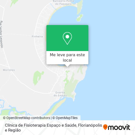 Clínica de Físioterapia Espaço e Saúde mapa