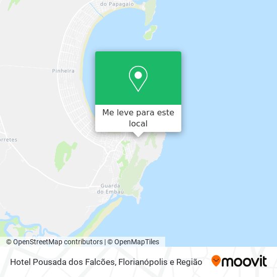Hotel Pousada dos Falcões mapa