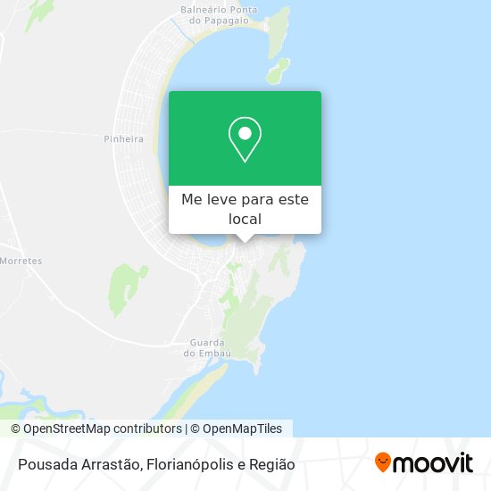 Pousada Arrastão mapa