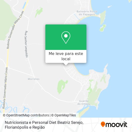 Nutricionista e Personal Diet Beatriz Serejo mapa