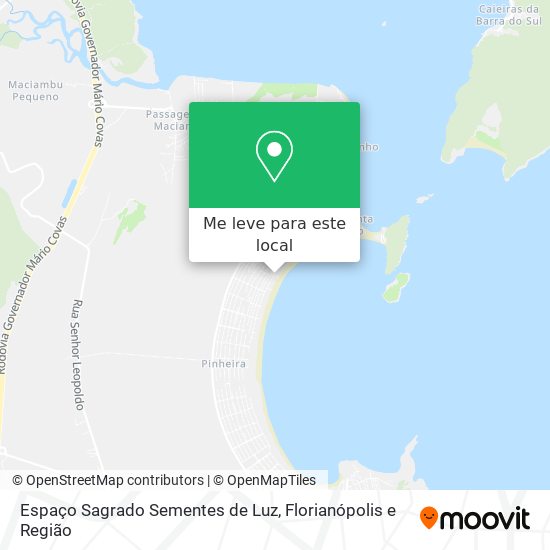 Espaço Sagrado Sementes de Luz mapa