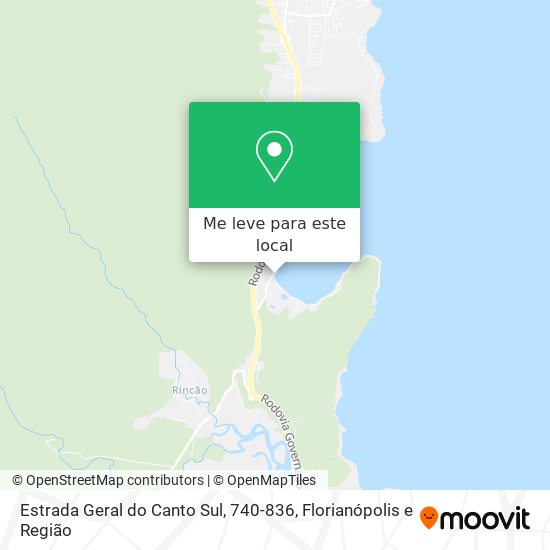Estrada Geral do Canto Sul, 740-836 mapa