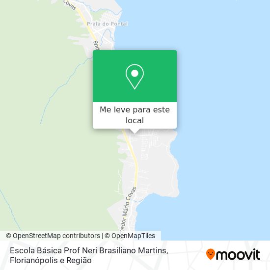 Escola Básica Prof Neri Brasiliano Martins mapa