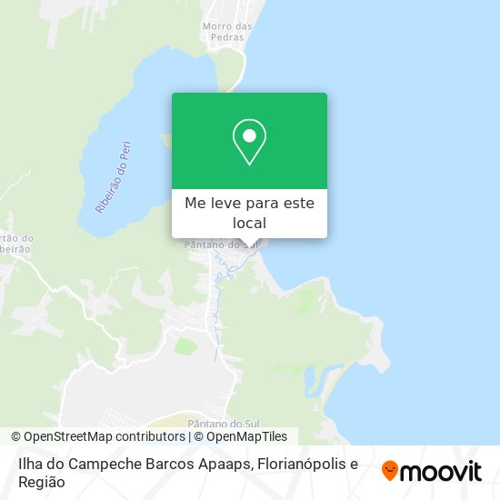 Ilha do Campeche Barcos Apaaps mapa