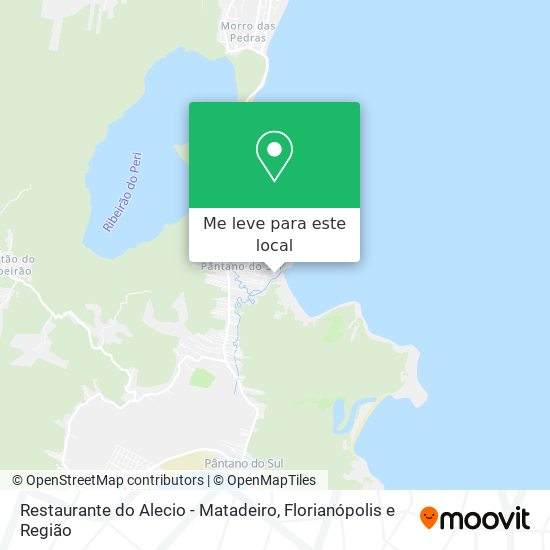 Restaurante do Alecio - Matadeiro mapa