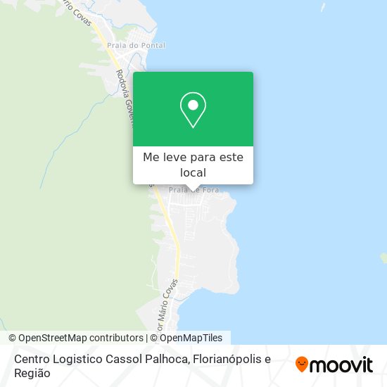 Centro Logistico Cassol Palhoca mapa