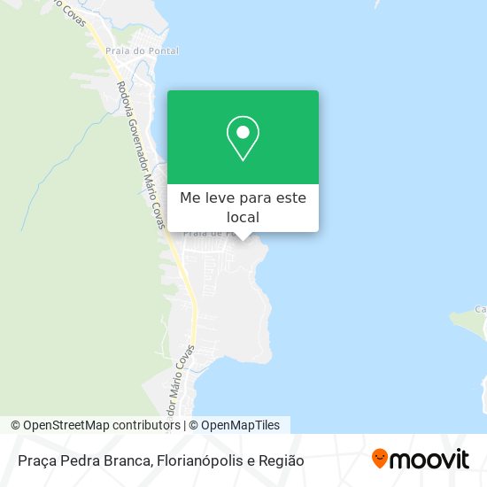 Praça Pedra Branca mapa