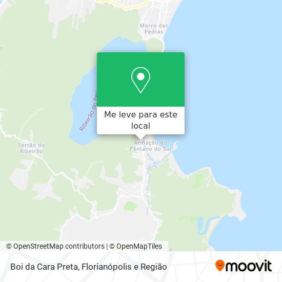 Boi da Cara Preta mapa