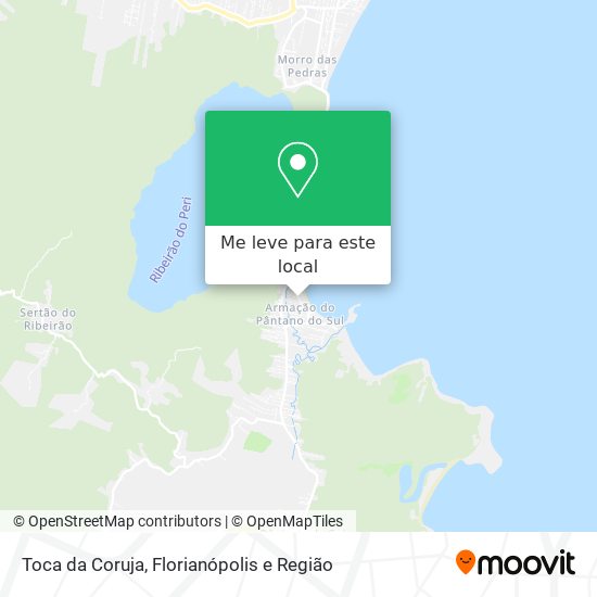 Toca da Coruja mapa