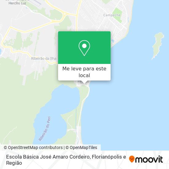 Escola Básica José Amaro Cordeiro mapa