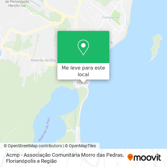 Acmp - Associação Comunitária Morro das Pedras mapa