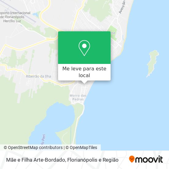 Mãe e Filha Arte-Bordado mapa