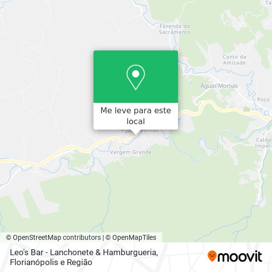 Leo's Bar - Lanchonete & Hamburgueria mapa
