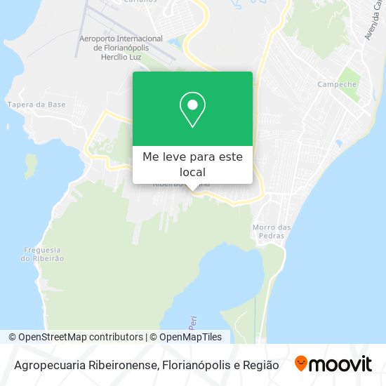Agropecuaria Ribeironense mapa