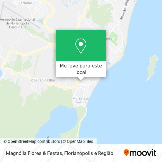 Magnólia Flores & Festas mapa