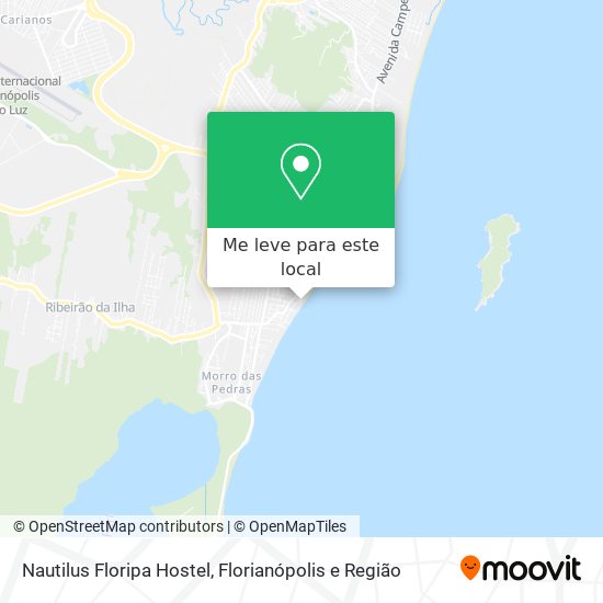 Nautilus Floripa Hostel mapa