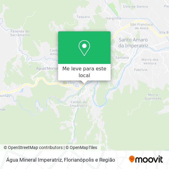 Água Mineral Imperatriz mapa