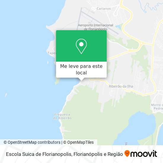 Escola Suica de Florianopolis mapa