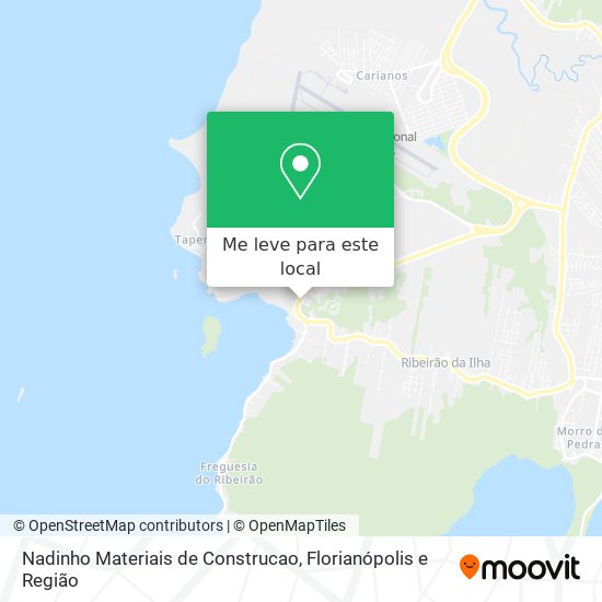 Nadinho Materiais de Construcao mapa