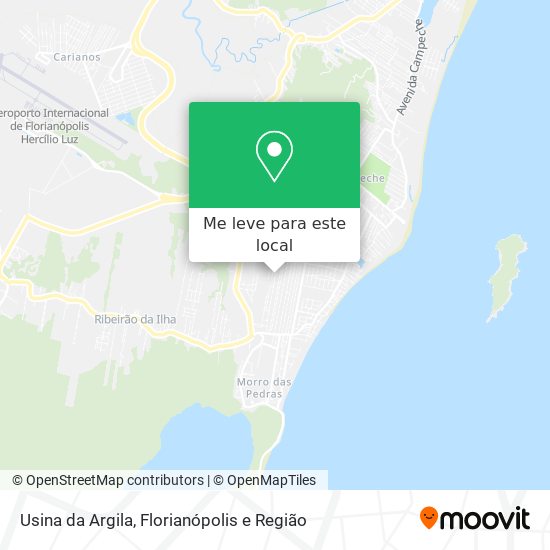 Usina da Argila mapa