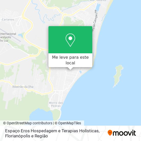 Espaço Eros Hospedagem e Terapias Holísticas mapa