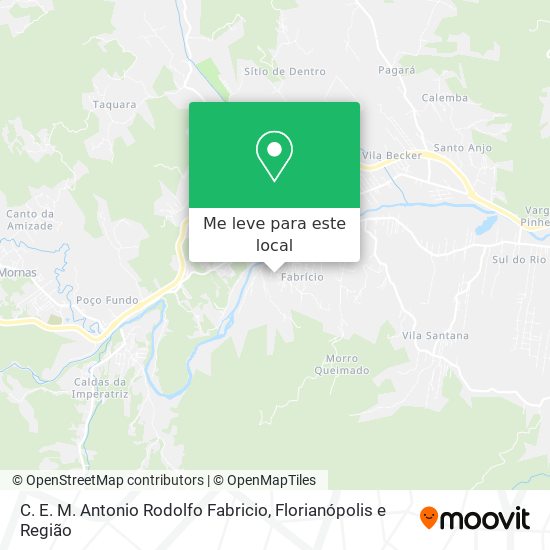C. E. M. Antonio Rodolfo Fabricio mapa