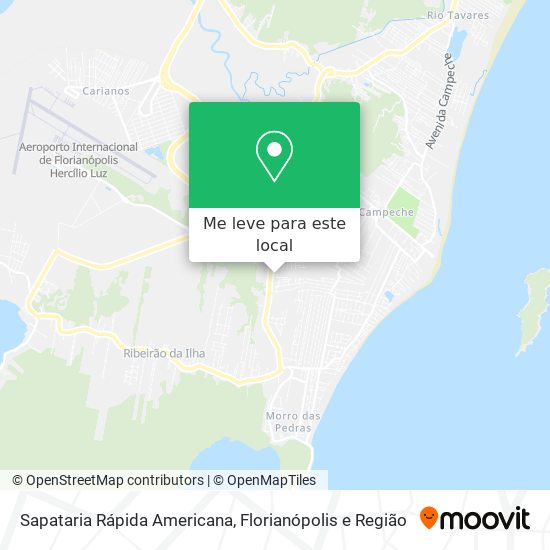 Sapataria Rápida Americana mapa