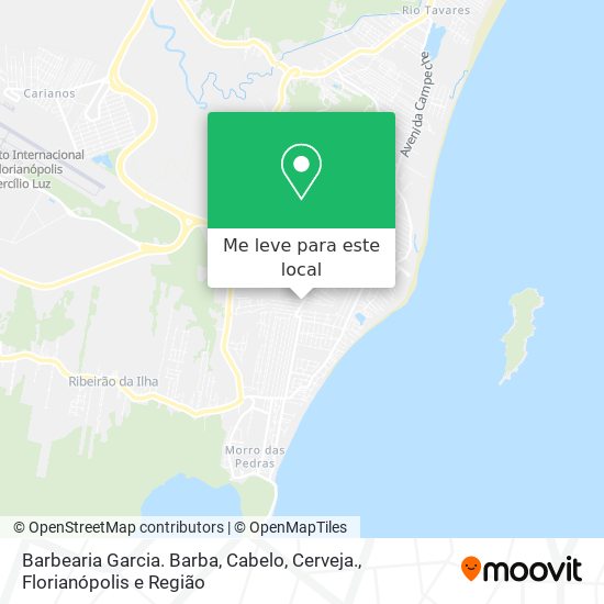 Barbearia Garcia. Barba, Cabelo, Cerveja. mapa