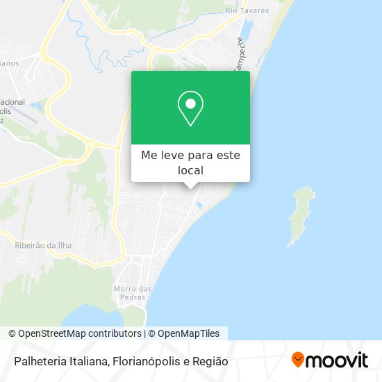 Palheteria Italiana mapa