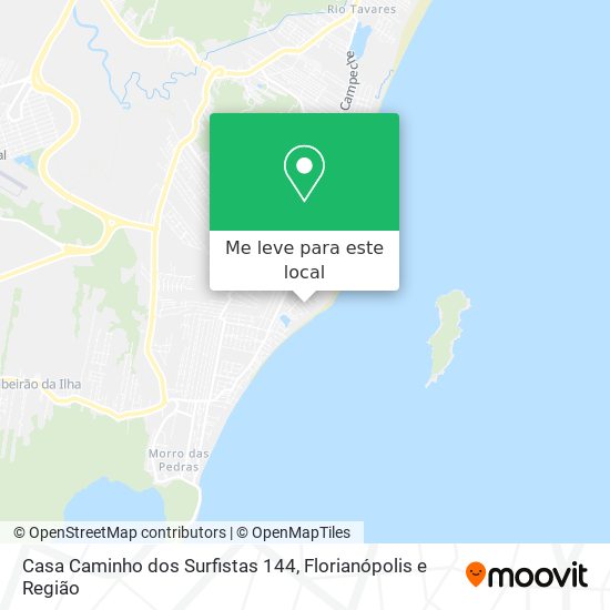 Casa Caminho dos Surfistas 144 mapa