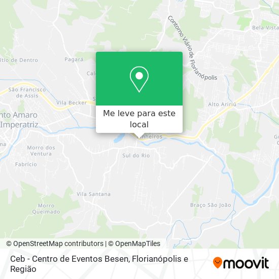 Ceb - Centro de Eventos Besen mapa