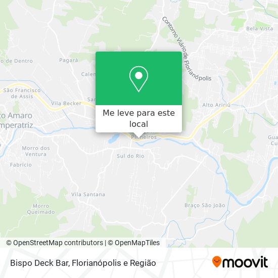 Bispo Deck Bar mapa