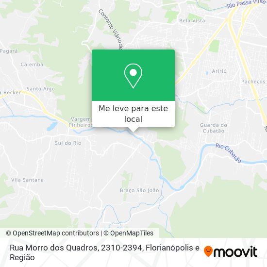 Rua Morro dos Quadros, 2310-2394 mapa