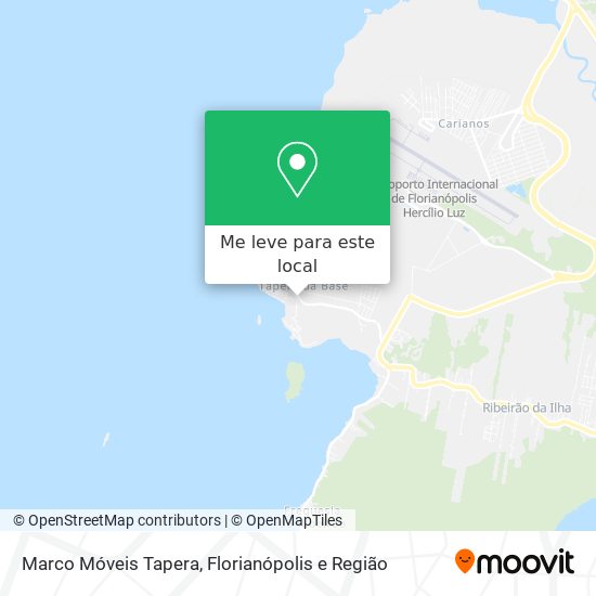 Marco Móveis Tapera mapa