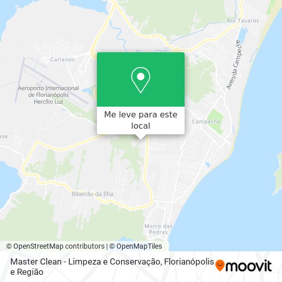 Master Clean - Limpeza e Conservação mapa