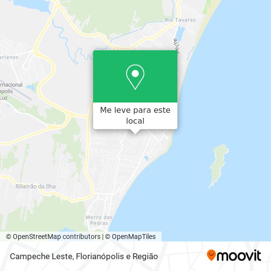 Campeche Leste mapa