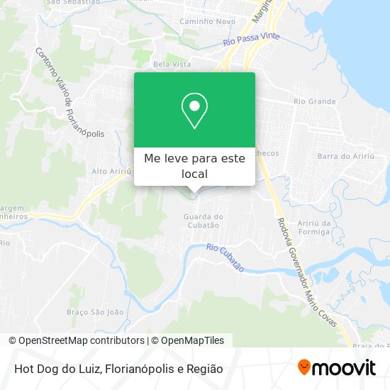 Hot Dog do Luiz mapa
