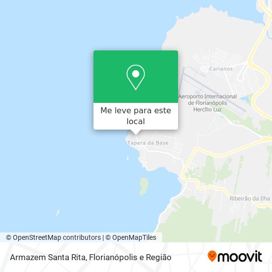 Armazem Santa Rita mapa